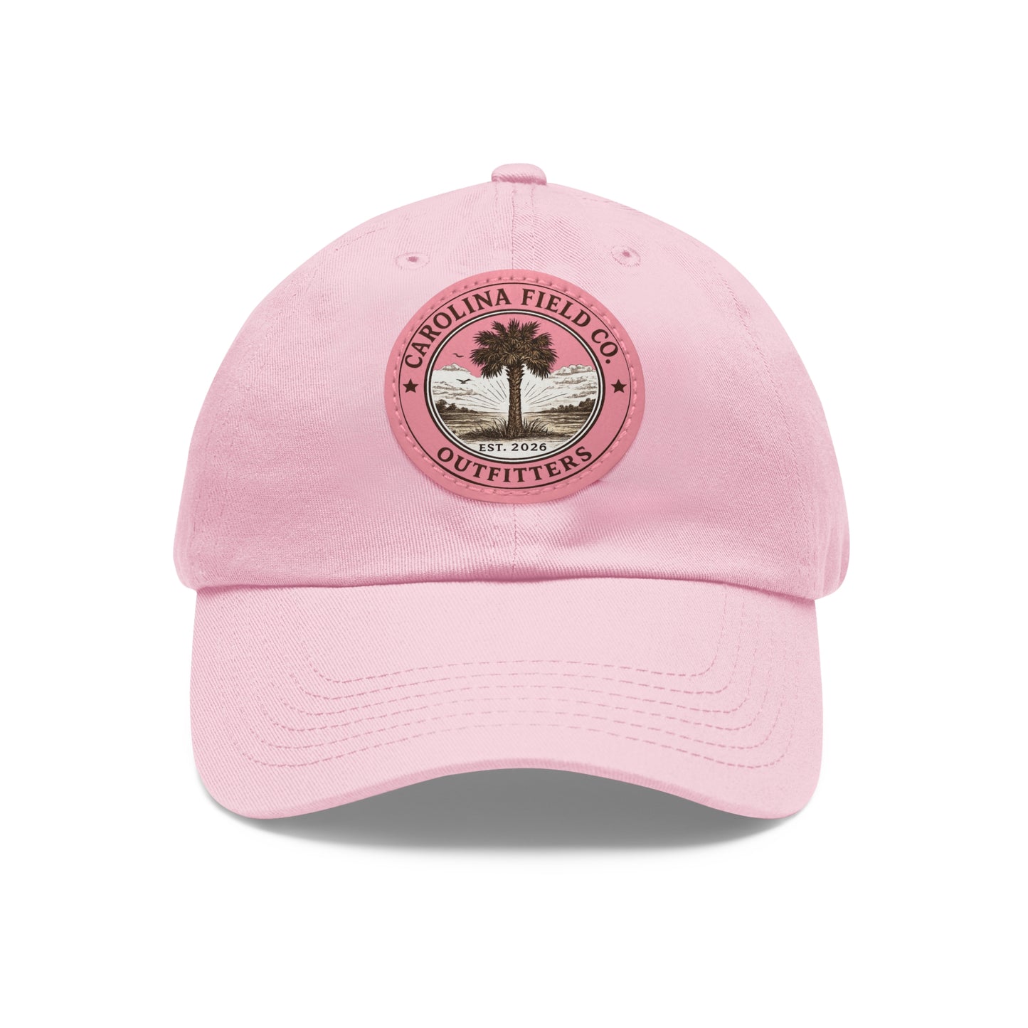 Carolina Field Co. Leather Patch Dad Hat