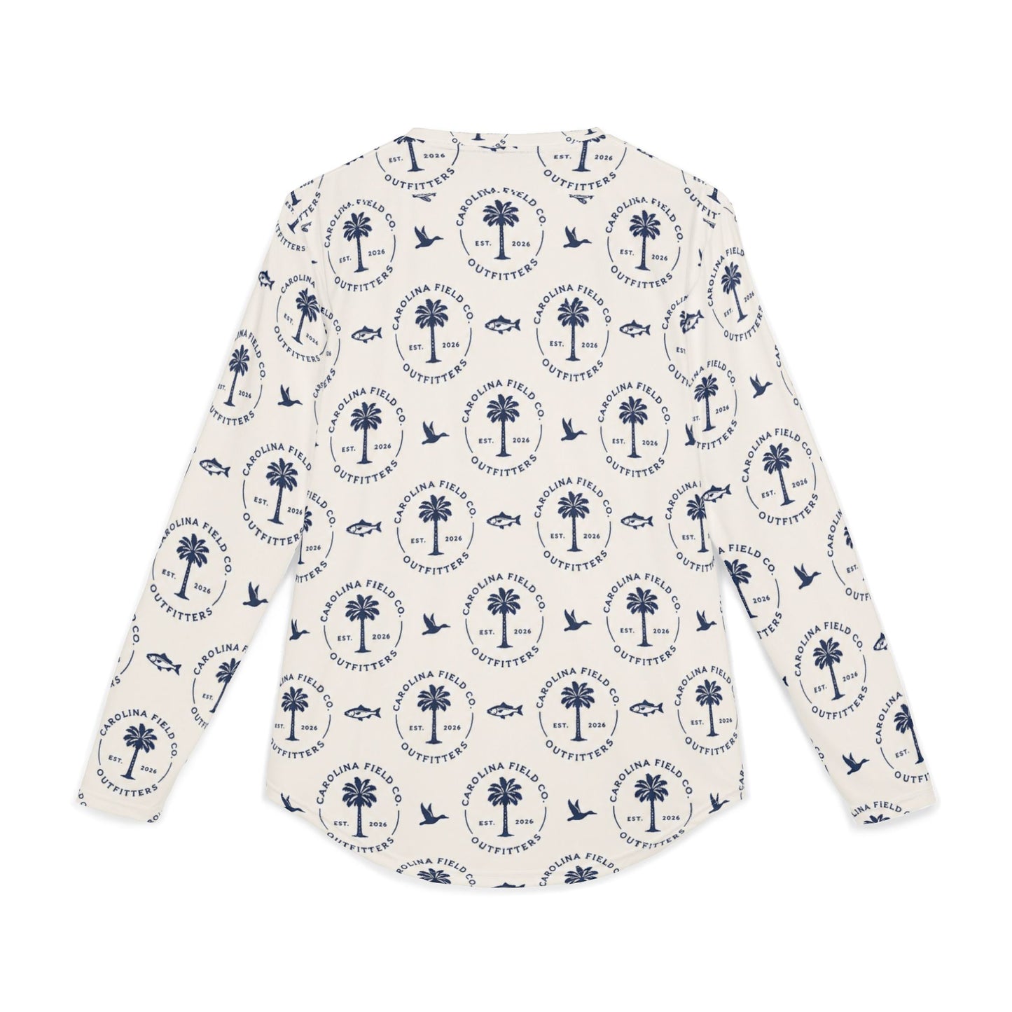 Carolina Field Co Sun Protection Long Sleeve Shirt — UV Rash Guard AOP