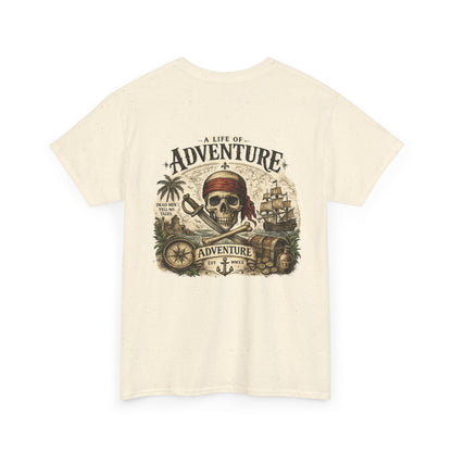 'A Life of Adventure' Pirate Graphic Tee