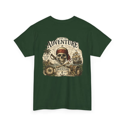 'A Life of Adventure' Pirate Graphic Tee
