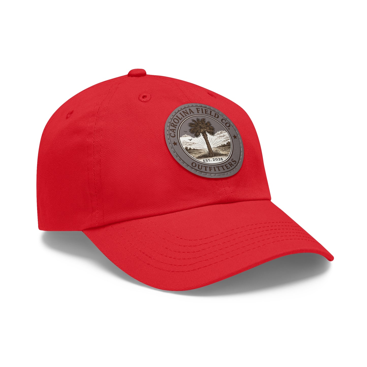 Carolina Field Co. Leather Patch Dad Hat