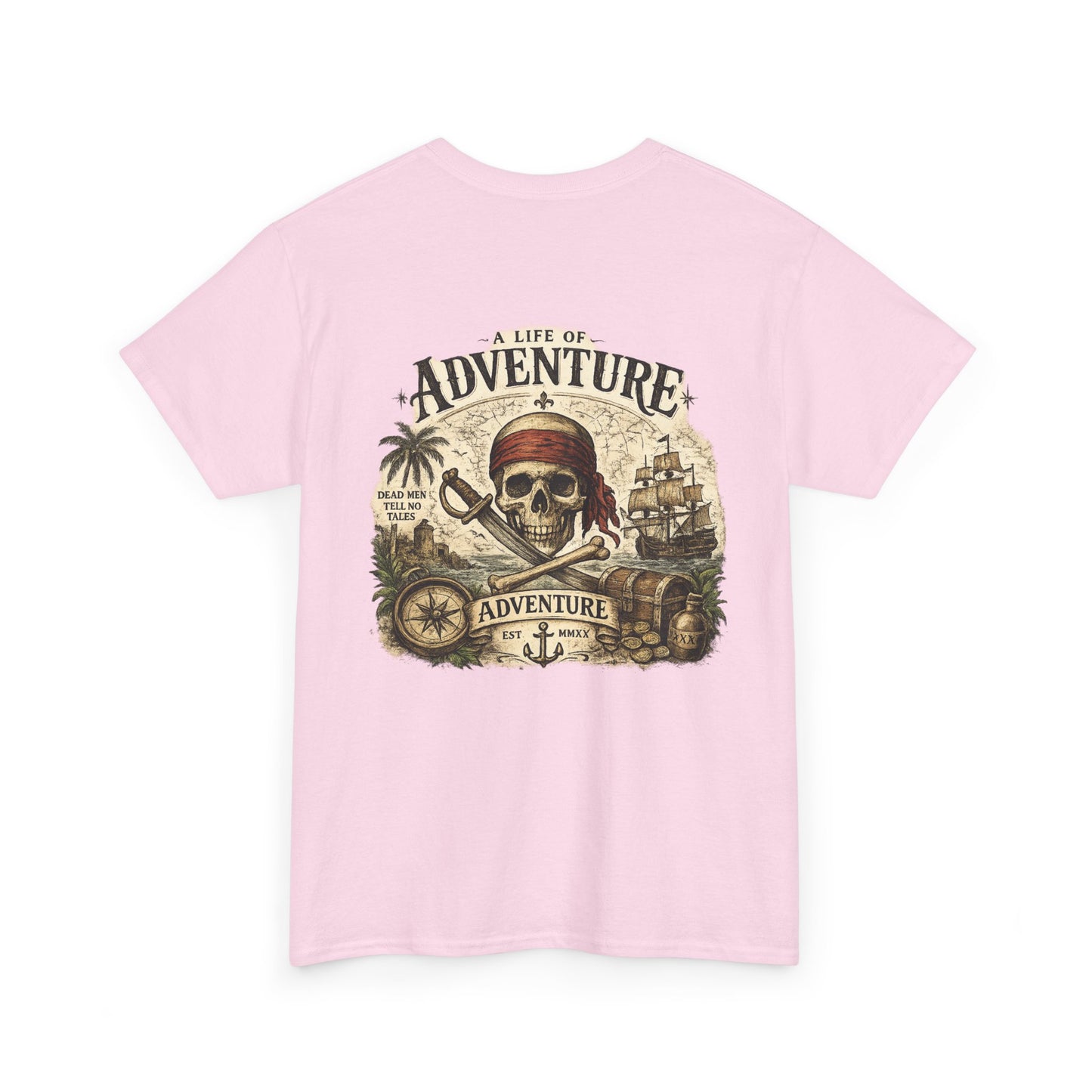 'A Life of Adventure' Pirate Graphic Tee