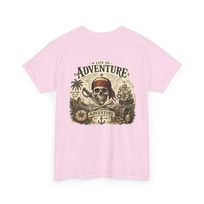 'A Life of Adventure' Pirate Graphic Tee