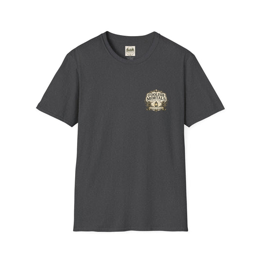Foolish Mortals Social Club T-Shirt – Vintage Theme Park Ghosts Tee