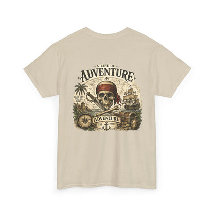 'A Life of Adventure' Pirate Graphic Tee