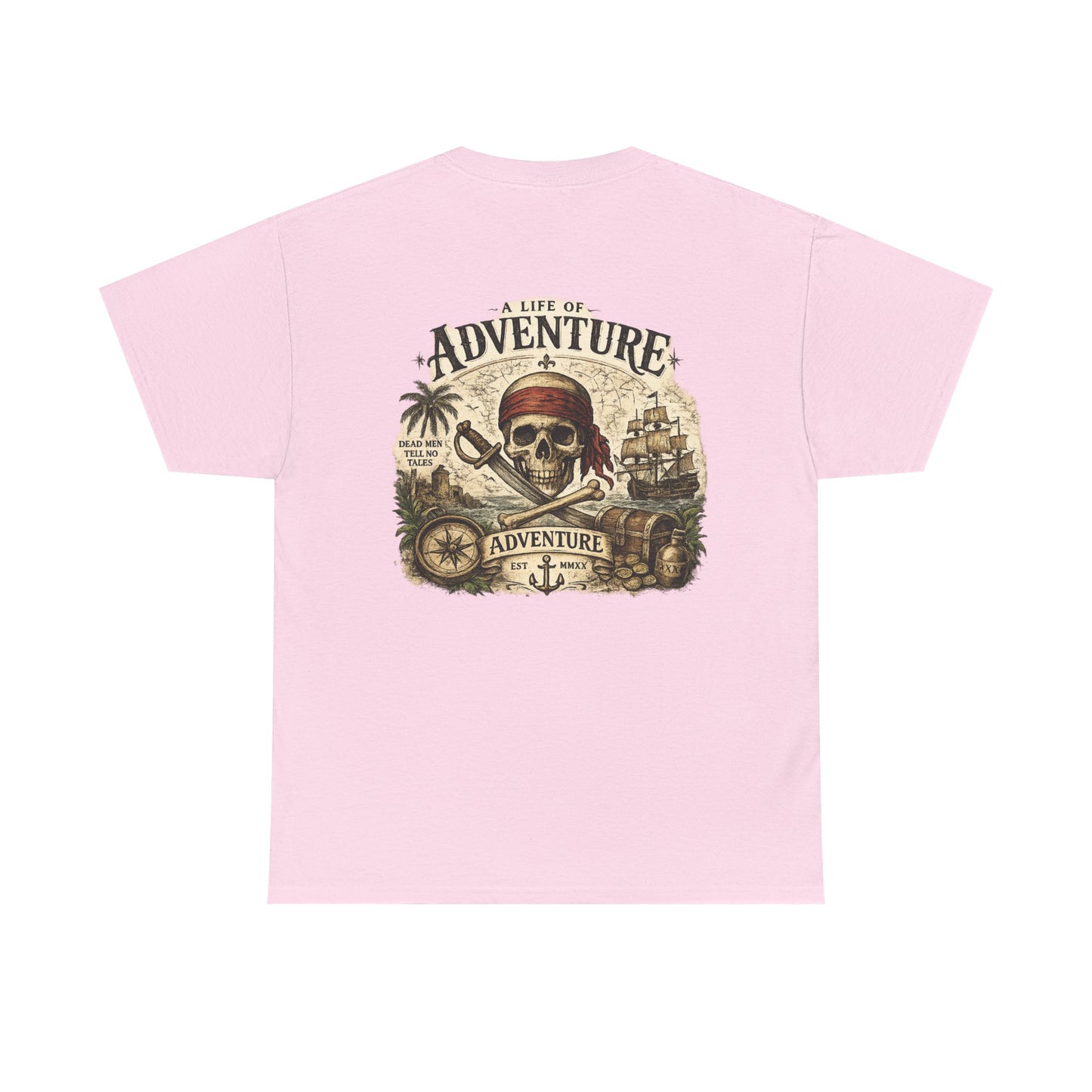'A Life of Adventure' Pirate Graphic Tee