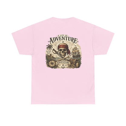 'A Life of Adventure' Pirate Graphic Tee