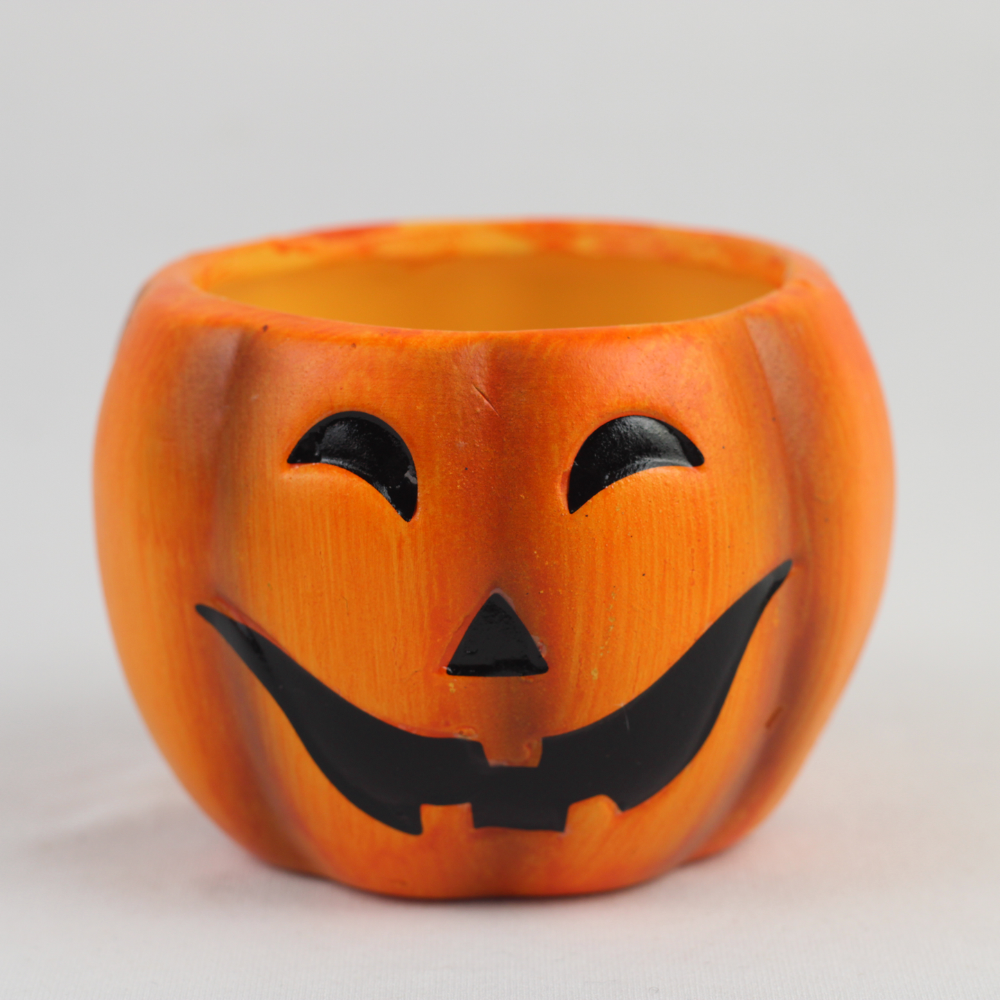 Halloween Pumpkin Candle Holder Set – 2-Piece Jack-O’-Lantern Ceramic Candles