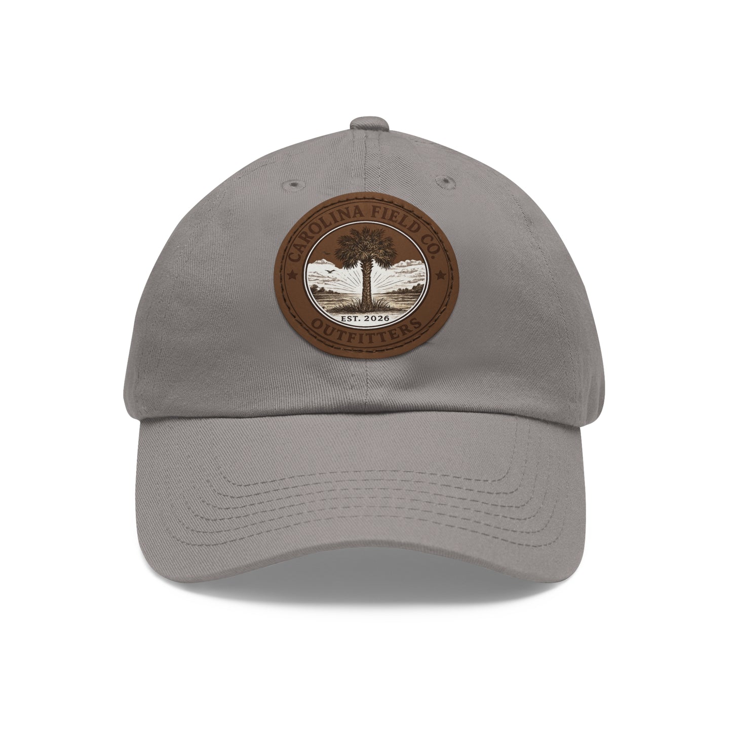 Carolina Field Co. Leather Patch Dad Hat
