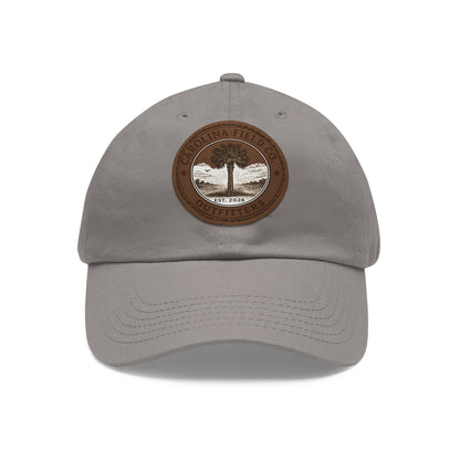 Carolina Field Co. Leather Patch Dad Hat