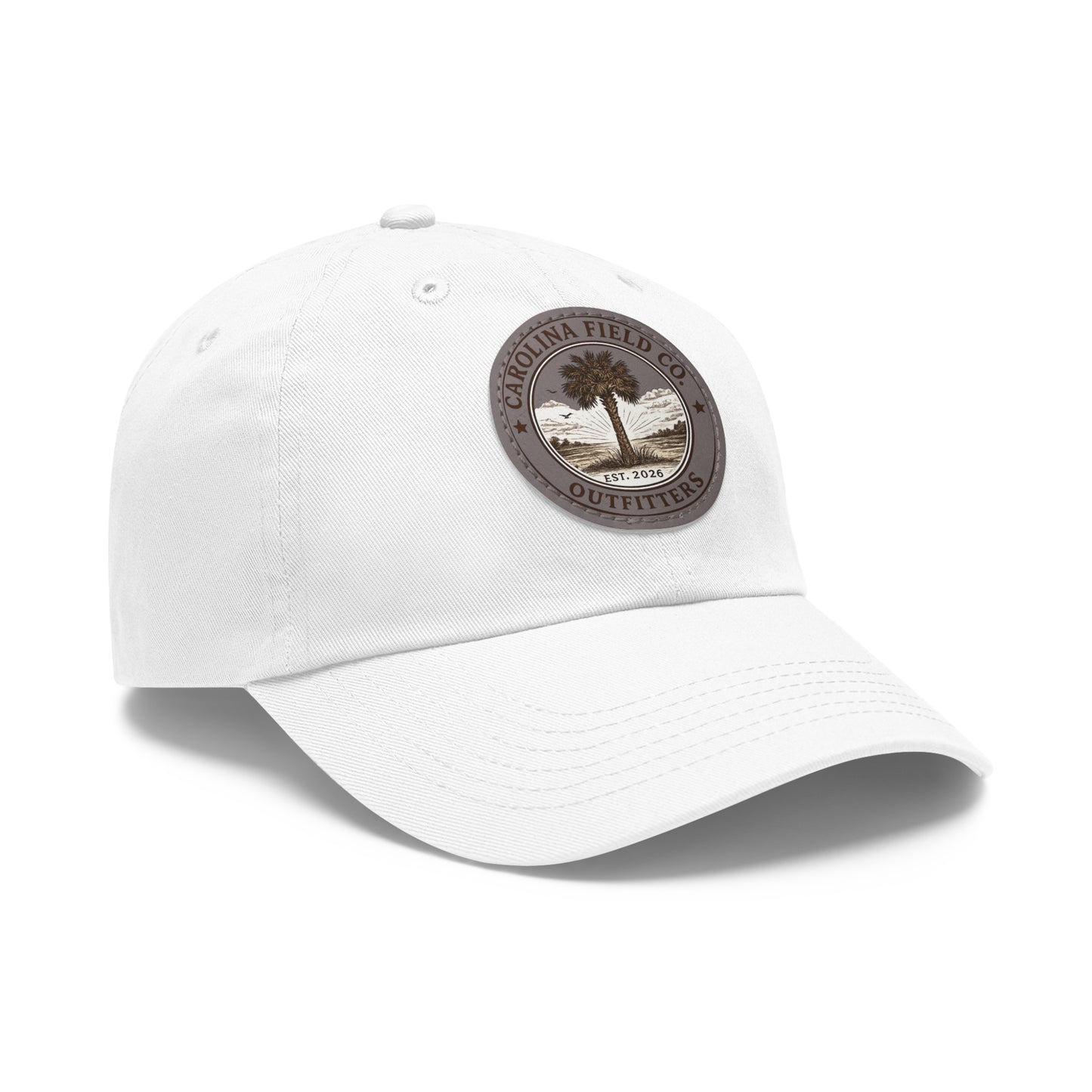 Carolina Field Co. Leather Patch Dad Hat