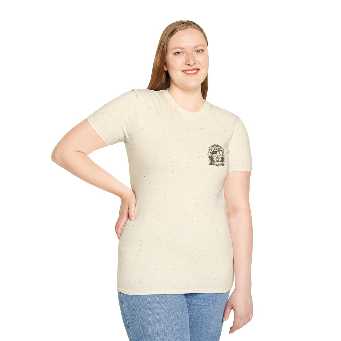 Foolish Mortals Social Club T-Shirt – Vintage Theme Park Ghosts Tee