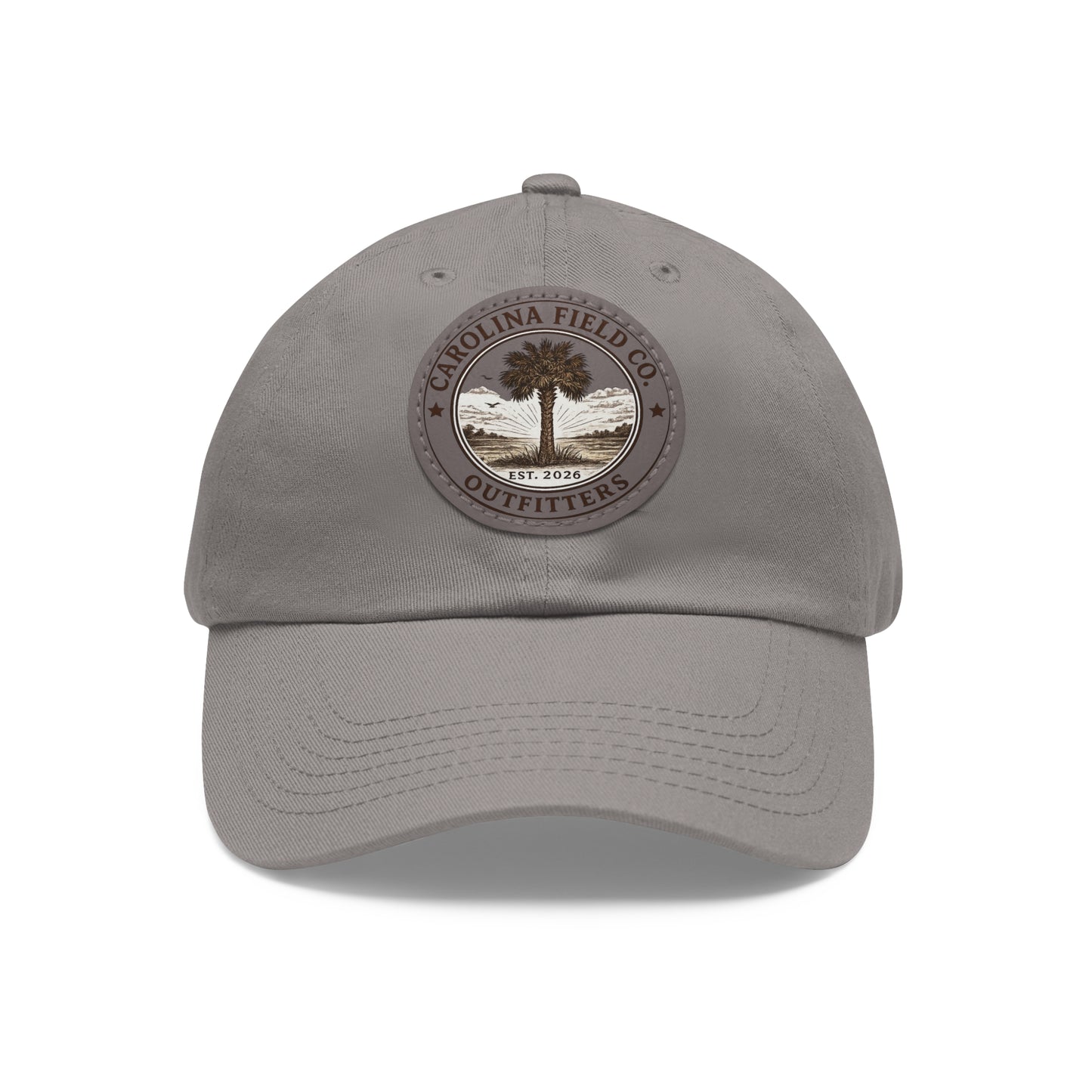 Carolina Field Co. Leather Patch Dad Hat