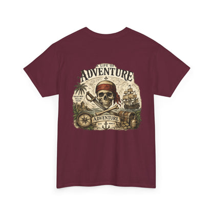 'A Life of Adventure' Pirate Graphic Tee