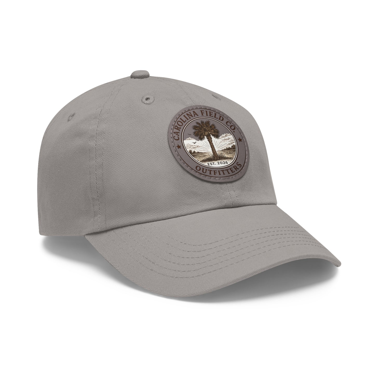 Carolina Field Co. Leather Patch Dad Hat