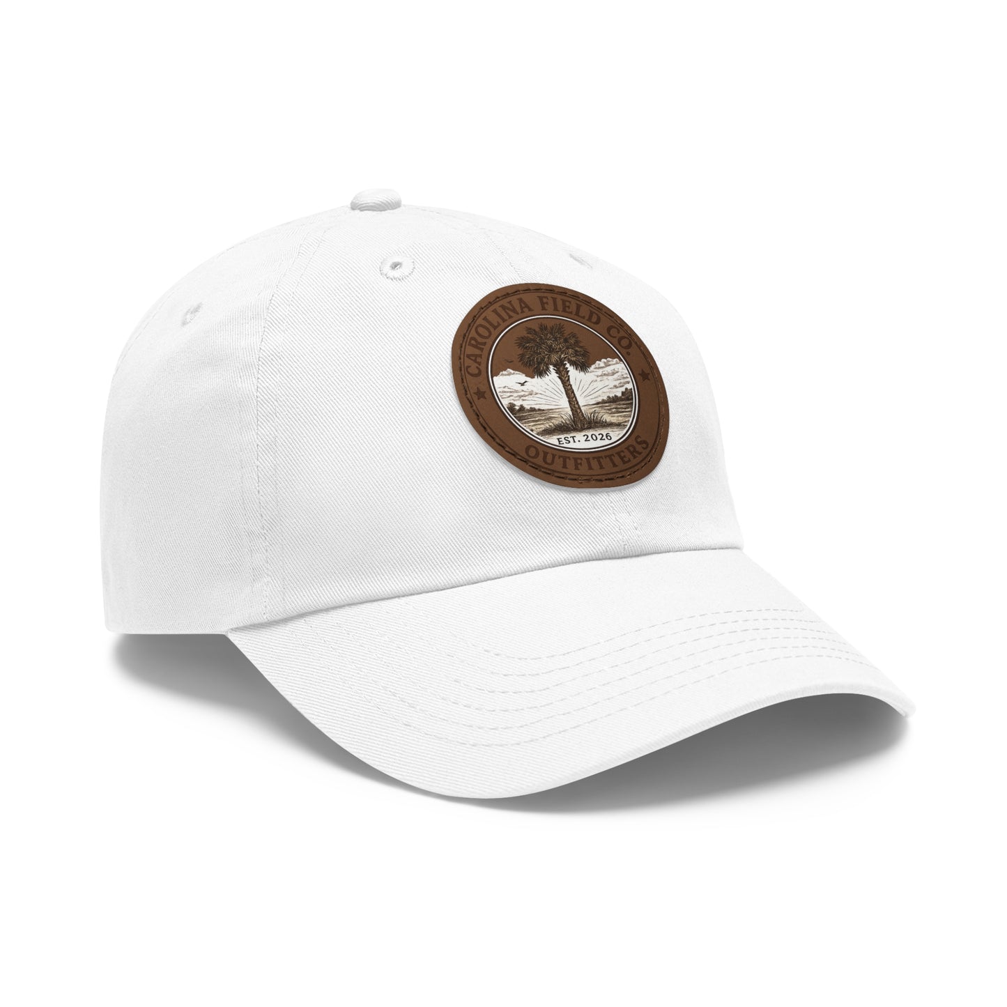 Carolina Field Co. Leather Patch Dad Hat