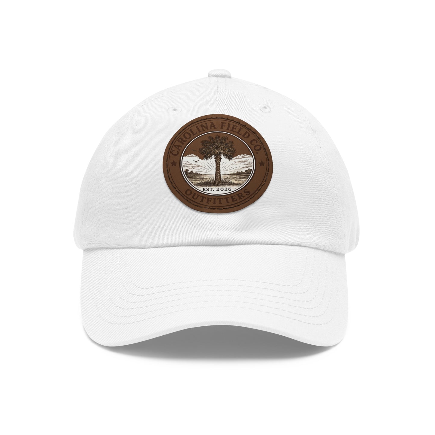 Carolina Field Co. Leather Patch Dad Hat