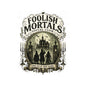 Foolish Mortals Social Club Kiss-Cut Vinyl Decal — Haunted Mansion Vintage Sticker