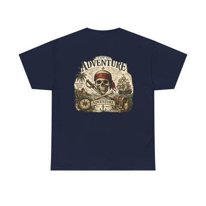 'A Life of Adventure' Pirate Graphic Tee