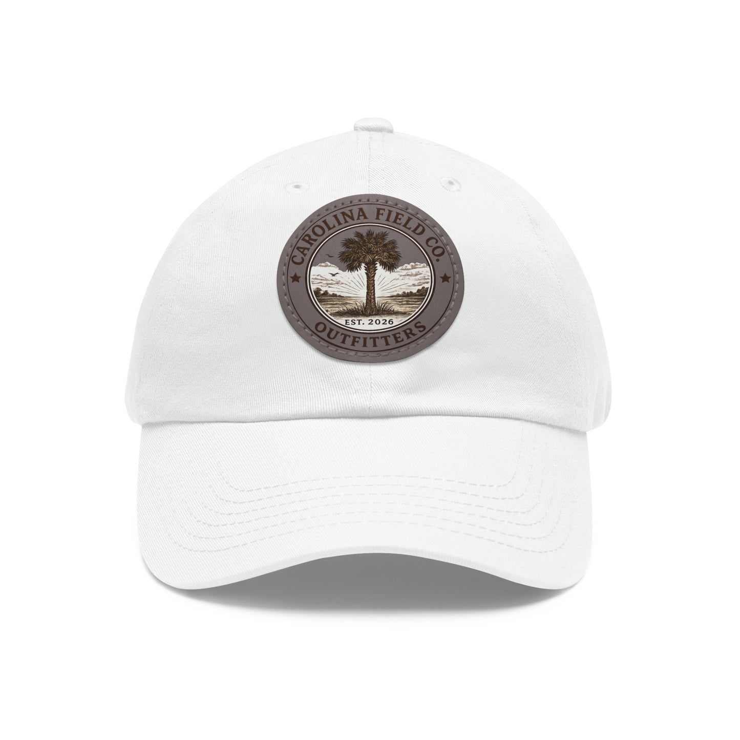 Carolina Field Co. Leather Patch Dad Hat