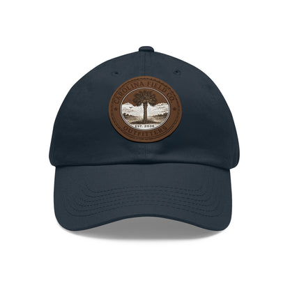 Carolina Field Co. Leather Patch Dad Hat