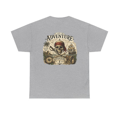 'A Life of Adventure' Pirate Graphic Tee