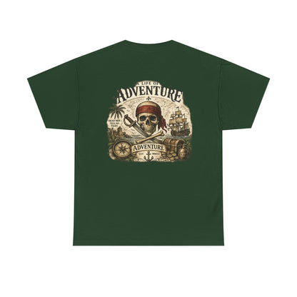 'A Life of Adventure' Pirate Graphic Tee