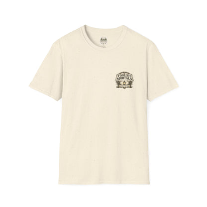 Foolish Mortals Social Club T-Shirt – Vintage Theme Park Ghosts Tee