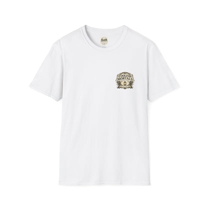 Foolish Mortals Social Club T-Shirt – Vintage Theme Park Ghosts Tee