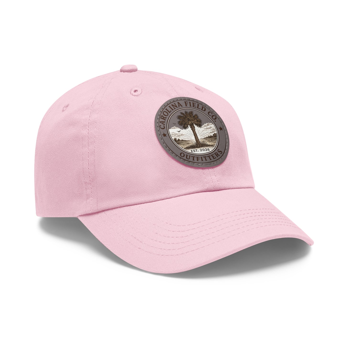 Carolina Field Co. Leather Patch Dad Hat