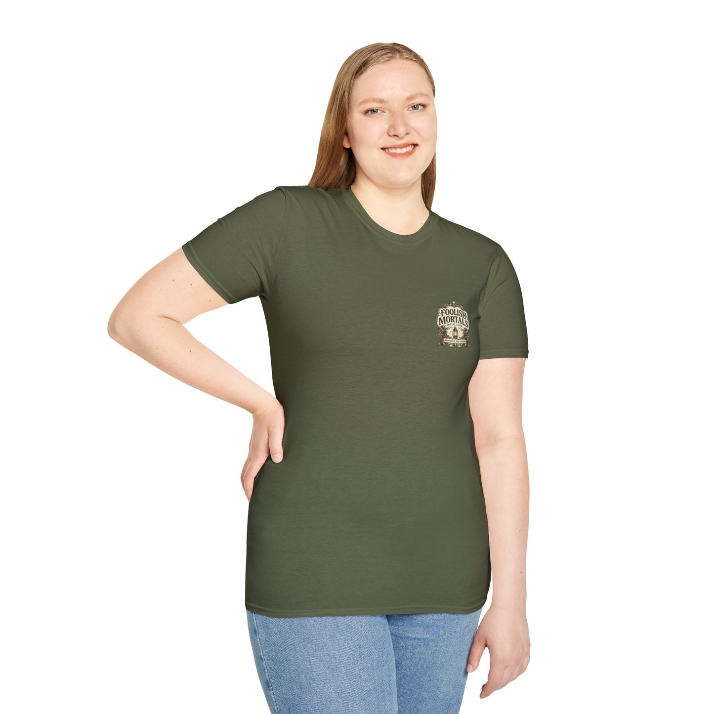 Foolish Mortals Social Club T-Shirt – Vintage Theme Park Ghosts Tee