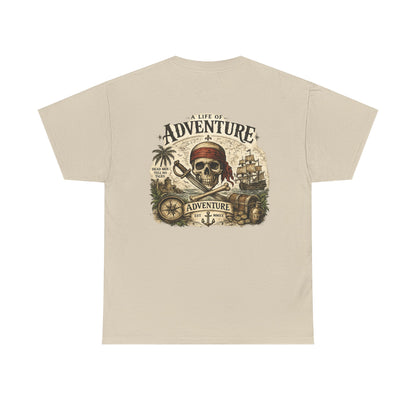 'A Life of Adventure' Pirate Graphic Tee