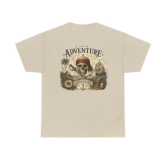 'A Life of Adventure' Pirate Graphic Tee