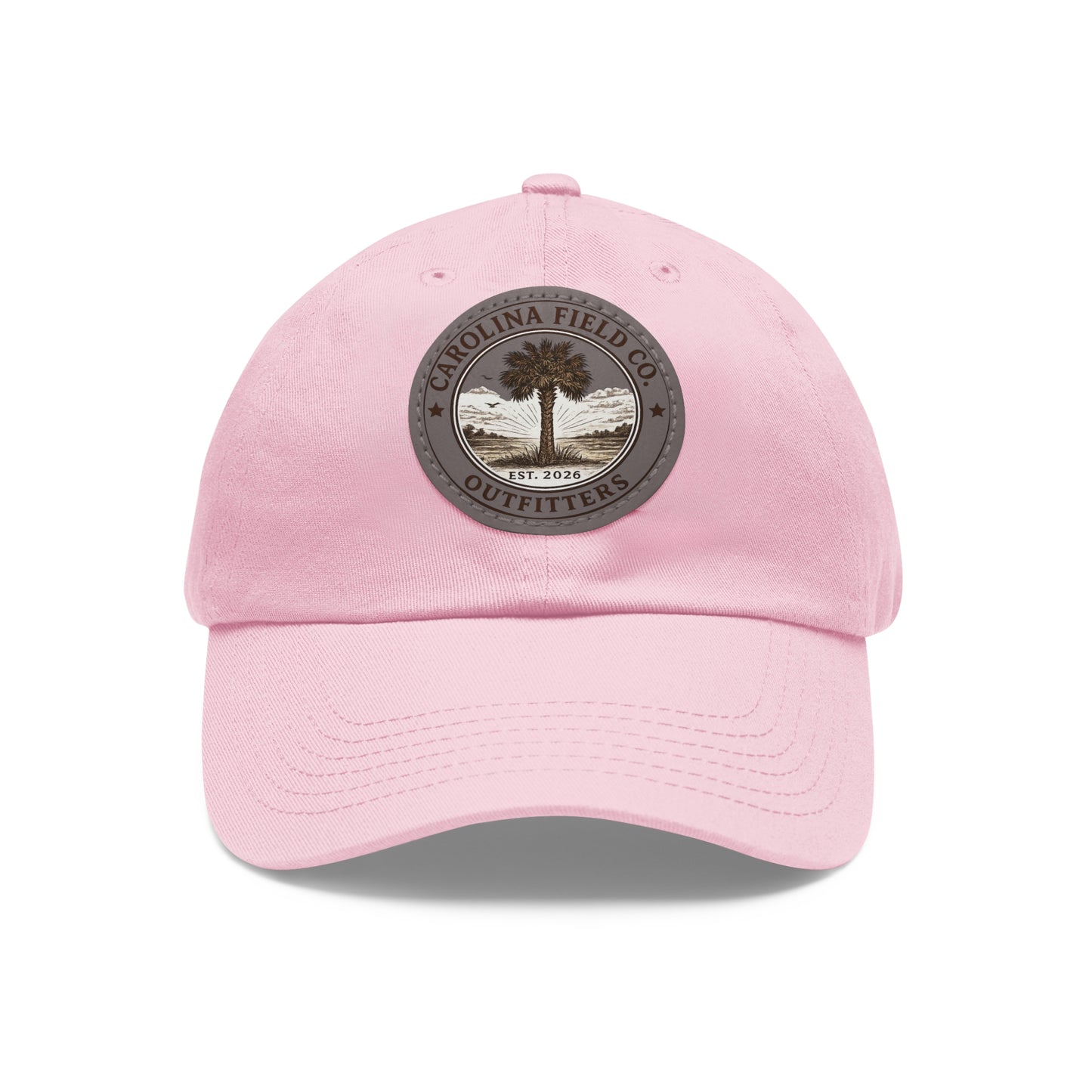 Carolina Field Co. Leather Patch Dad Hat