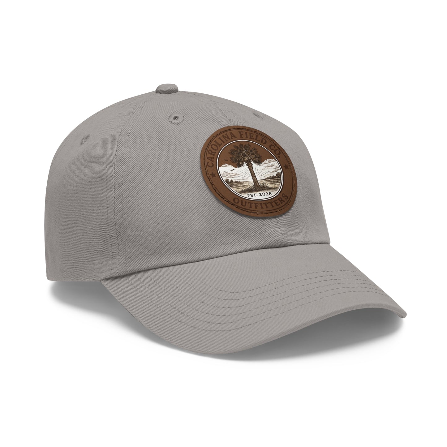 Carolina Field Co. Leather Patch Dad Hat