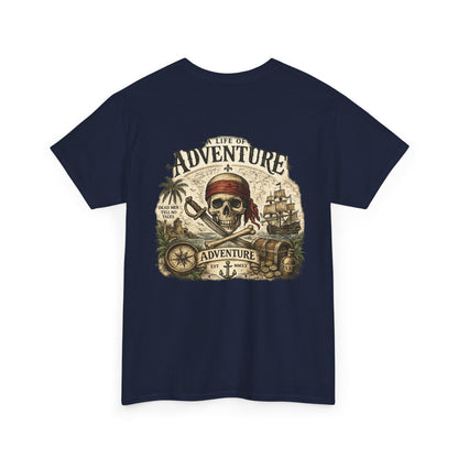'A Life of Adventure' Pirate Graphic Tee