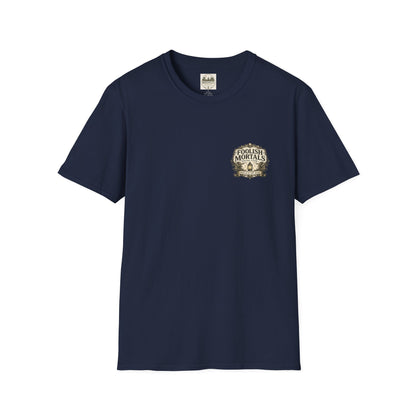 Foolish Mortals Social Club T-Shirt – Vintage Theme Park Ghosts Tee