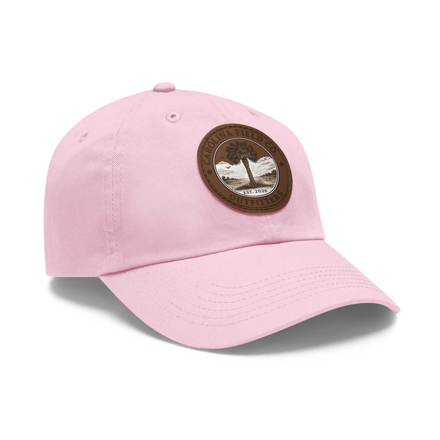 Carolina Field Co. Leather Patch Dad Hat