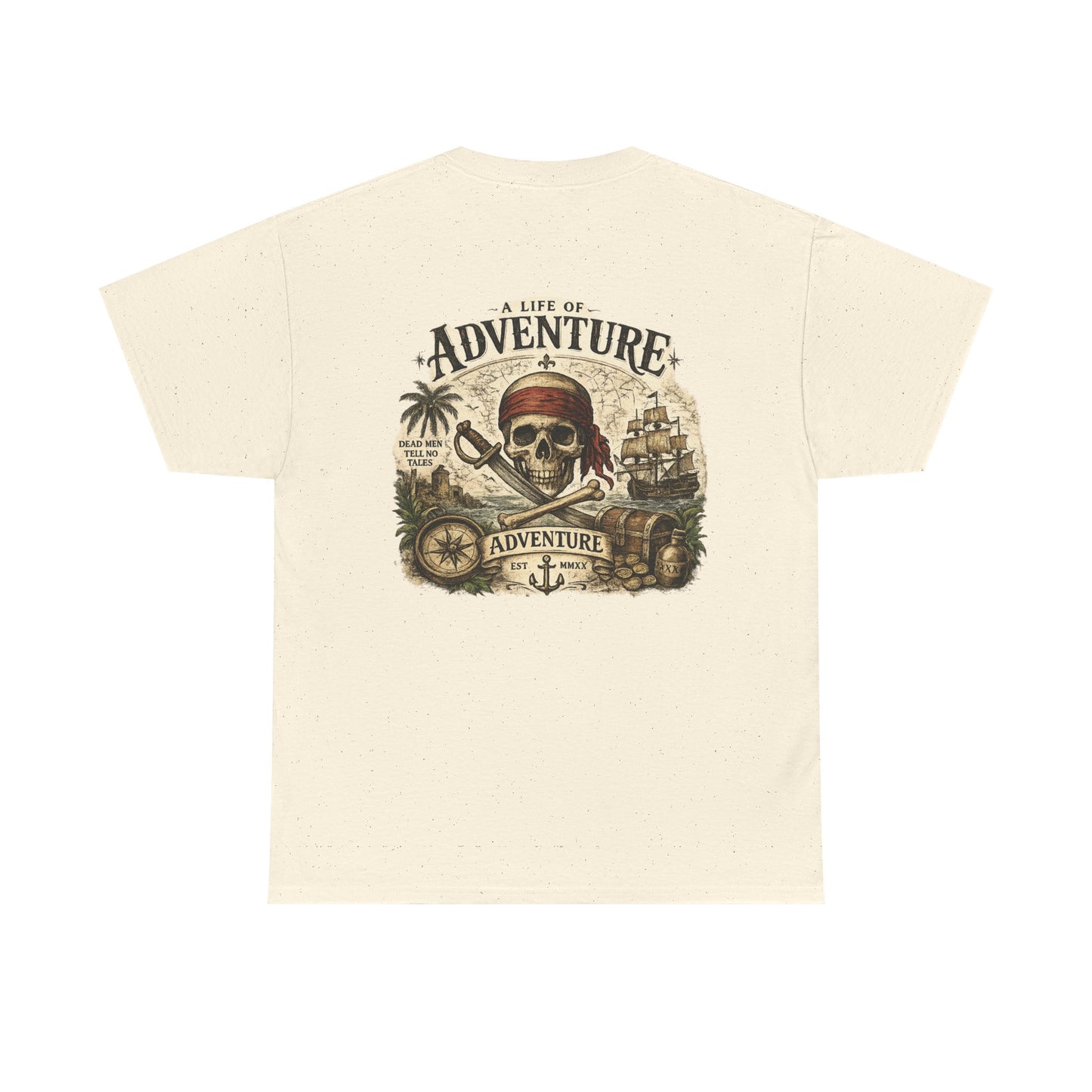 'A Life of Adventure' Pirate Graphic Tee