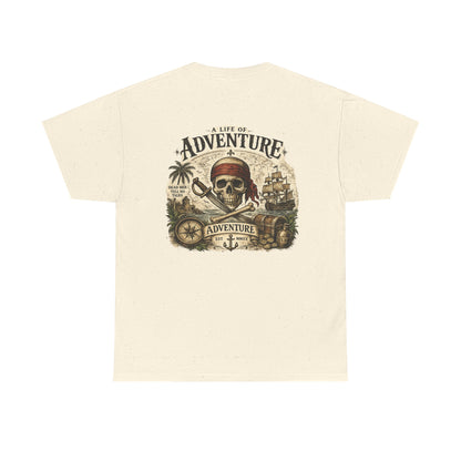 'A Life of Adventure' Pirate Graphic Tee