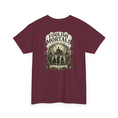Foolish Mortal Social Club T-Shirt — Vintage Graphic Tee