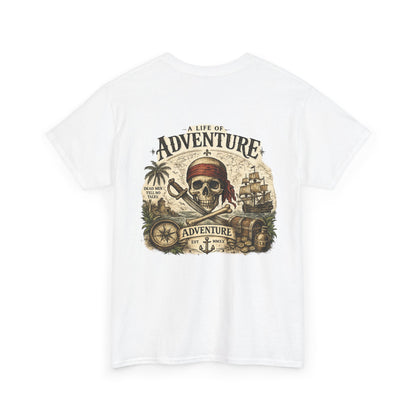 'A Life of Adventure' Pirate Graphic Tee