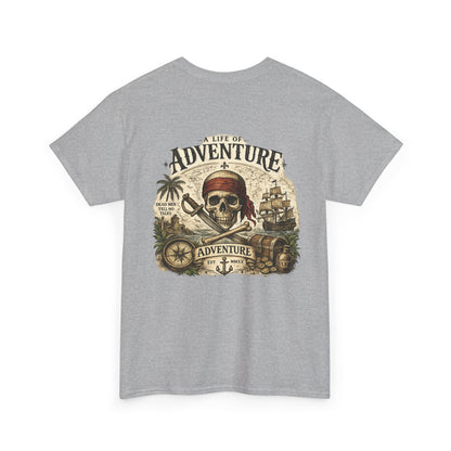 'A Life of Adventure' Pirate Graphic Tee